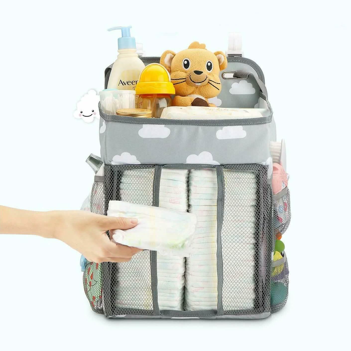 Organizador colgante para cuna de bebé