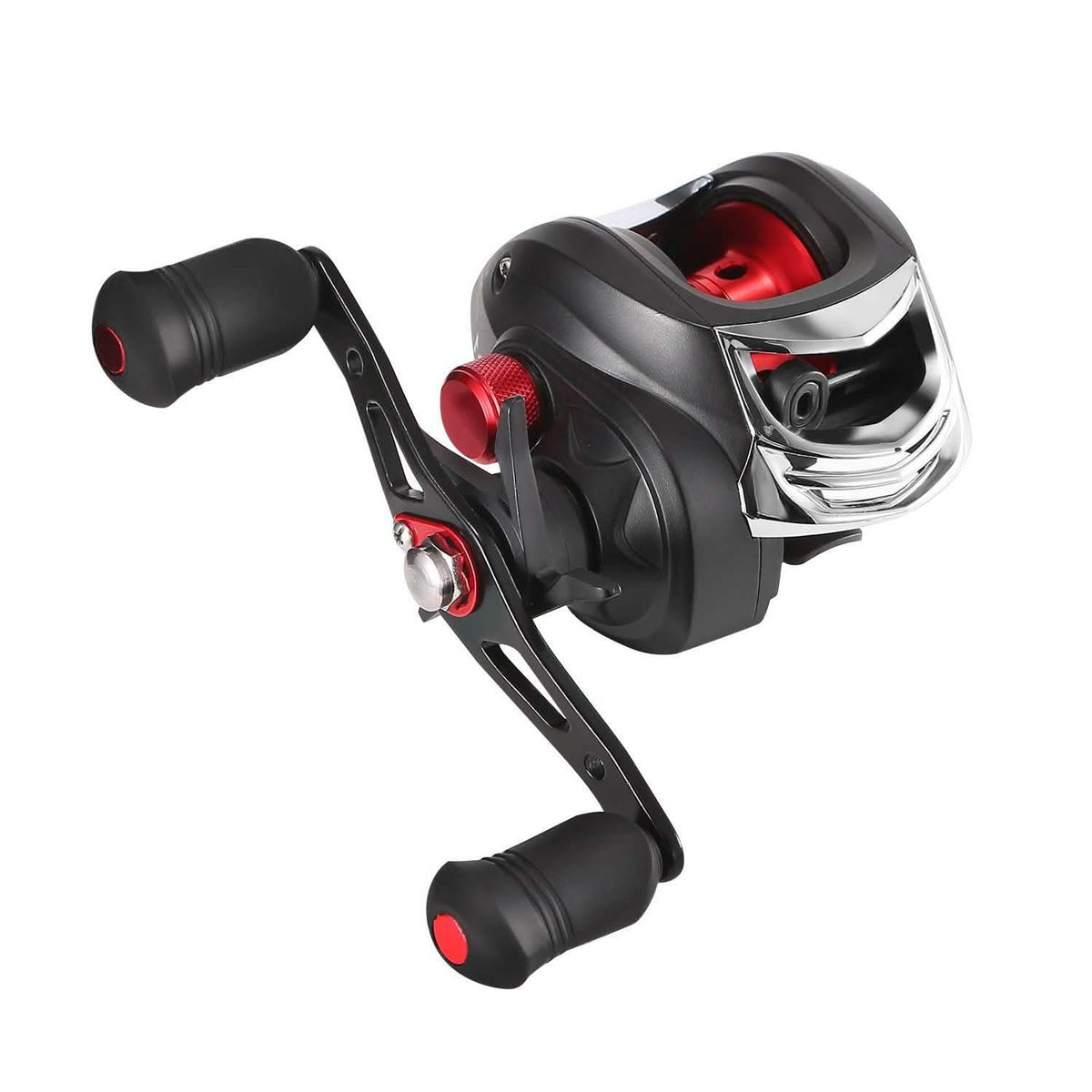 Carrete de pesca de baitcasting de alta velocidad para lances largos
