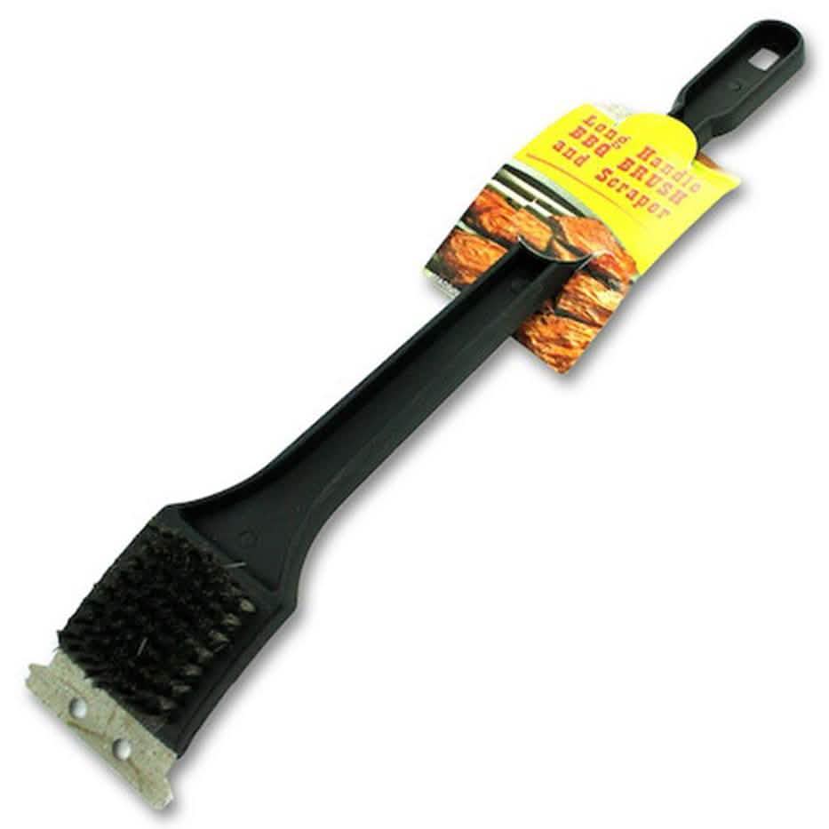 Cepillo y rascador para barbacoa