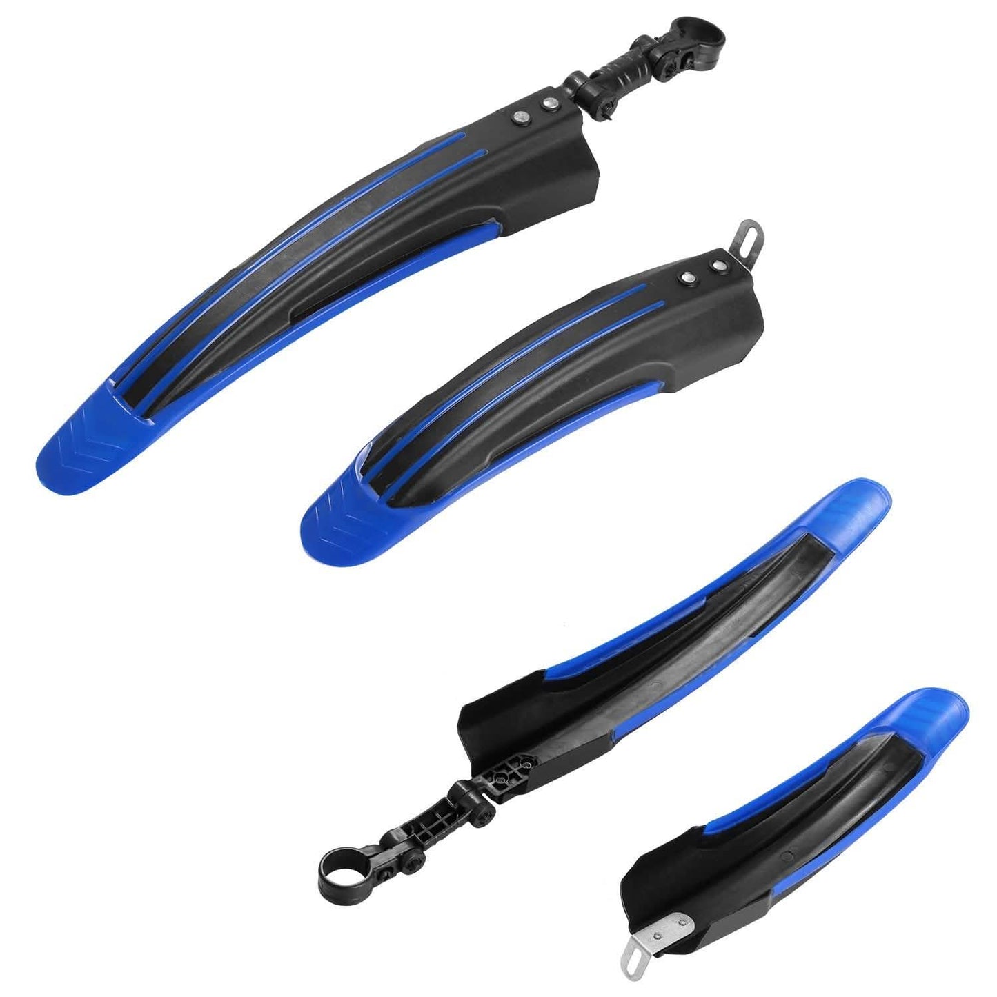 Juego de guardabarros ajustables para bicicleta