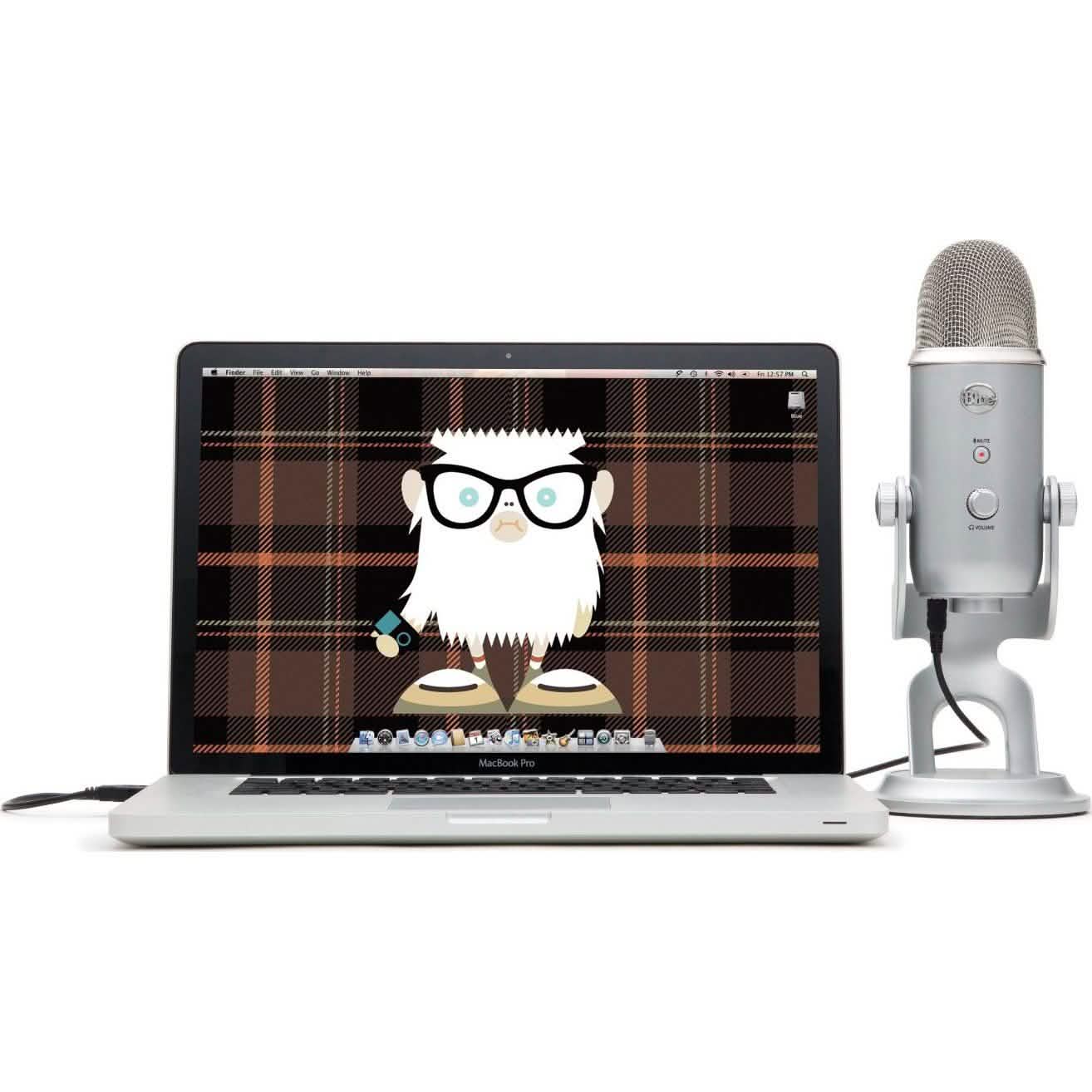 Micrófono USB Blue Yeti Ultimate Plateado 988-000103