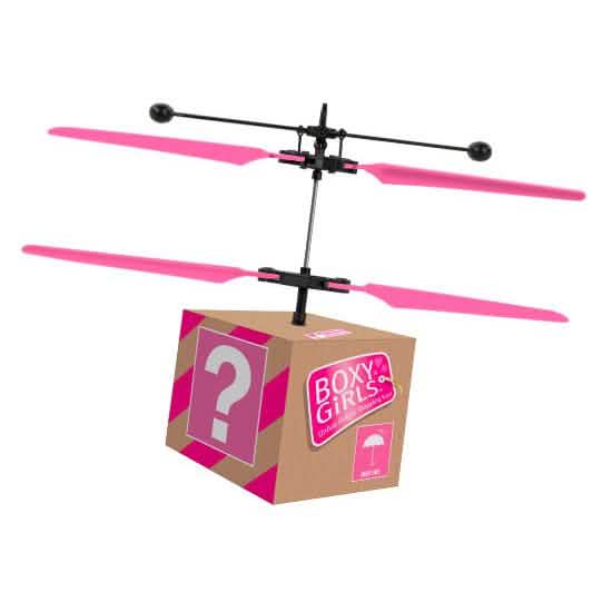 Boxy Girl Mystery Box IR OVNI Helicóptero de Bola