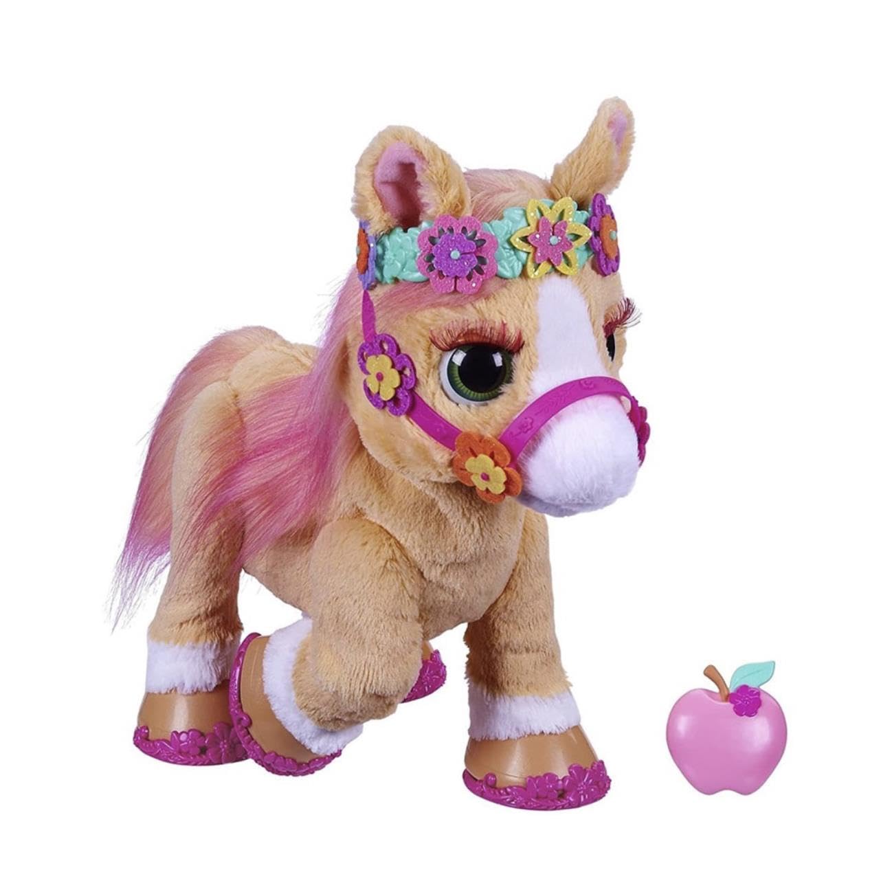 FurReal Cinnamon Mi Pony para Peinar Juguete de 35 cm Mascotas Electrónicas Más de 80 Sonidos y Reacciones 26 Accesorios Juguetes Interactivos para Niñas y Niños de 4 Años en Adelante