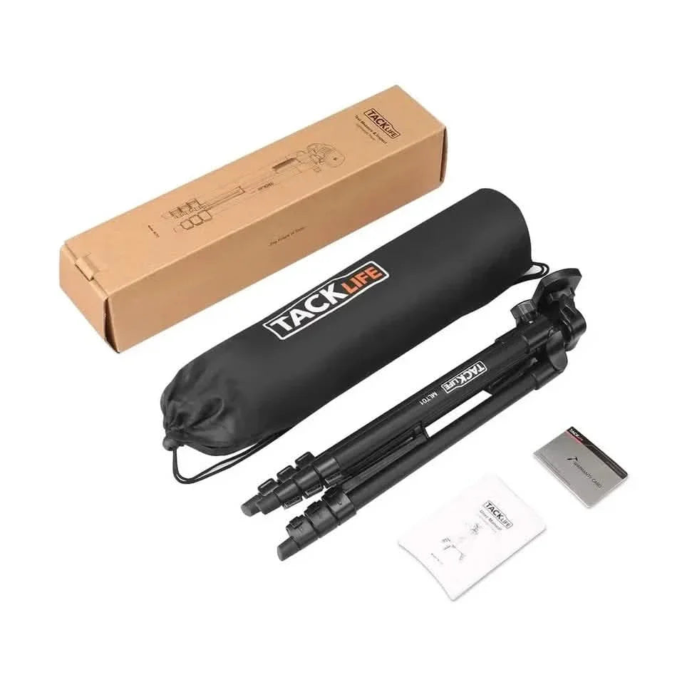 Trípode para cámara de 55 pulgadas, ligero de aluminio, MLT01