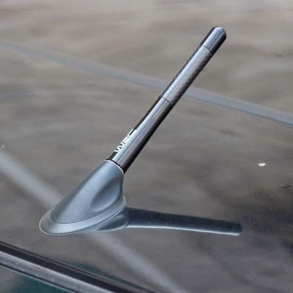 Antena de radio corta modificada de fibra de carbono y metal