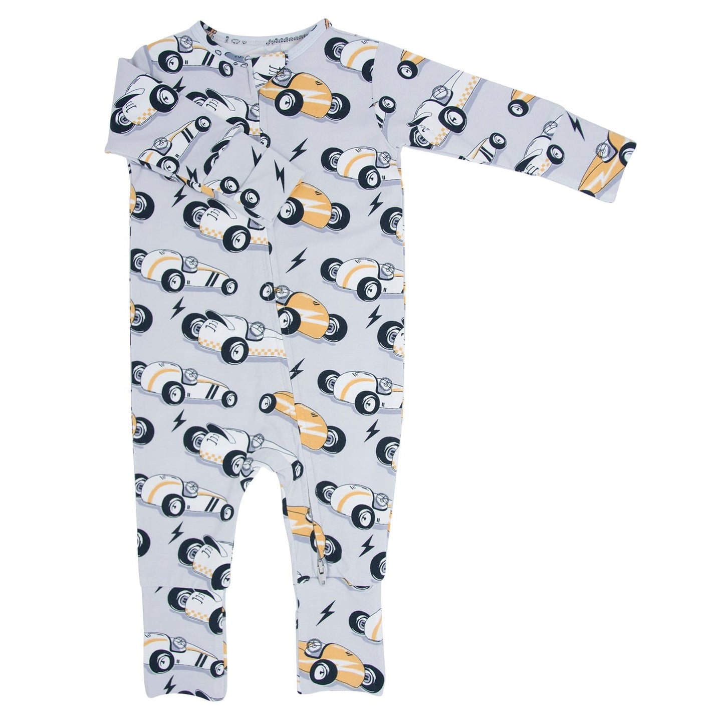 Vintage Racecars Convertible Romper