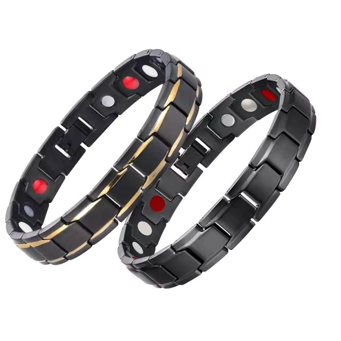 Pulsera de aleación de cobre magnética para el cuidado de la salud, piedra de energía terapéutica curativa