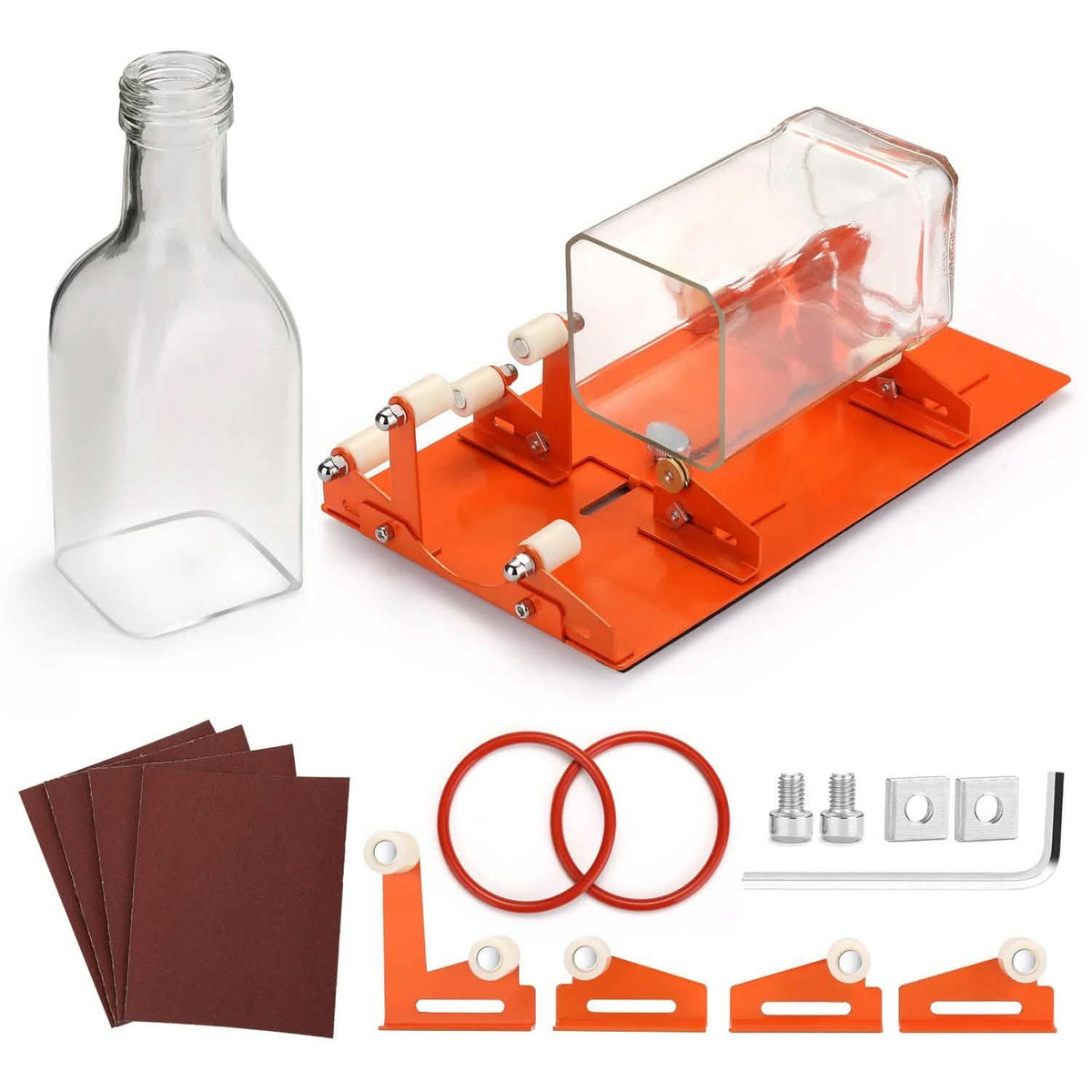 Máquina cortadora de botellas de vidrio creativa para botellas de cerveza, vino y tarros DIY