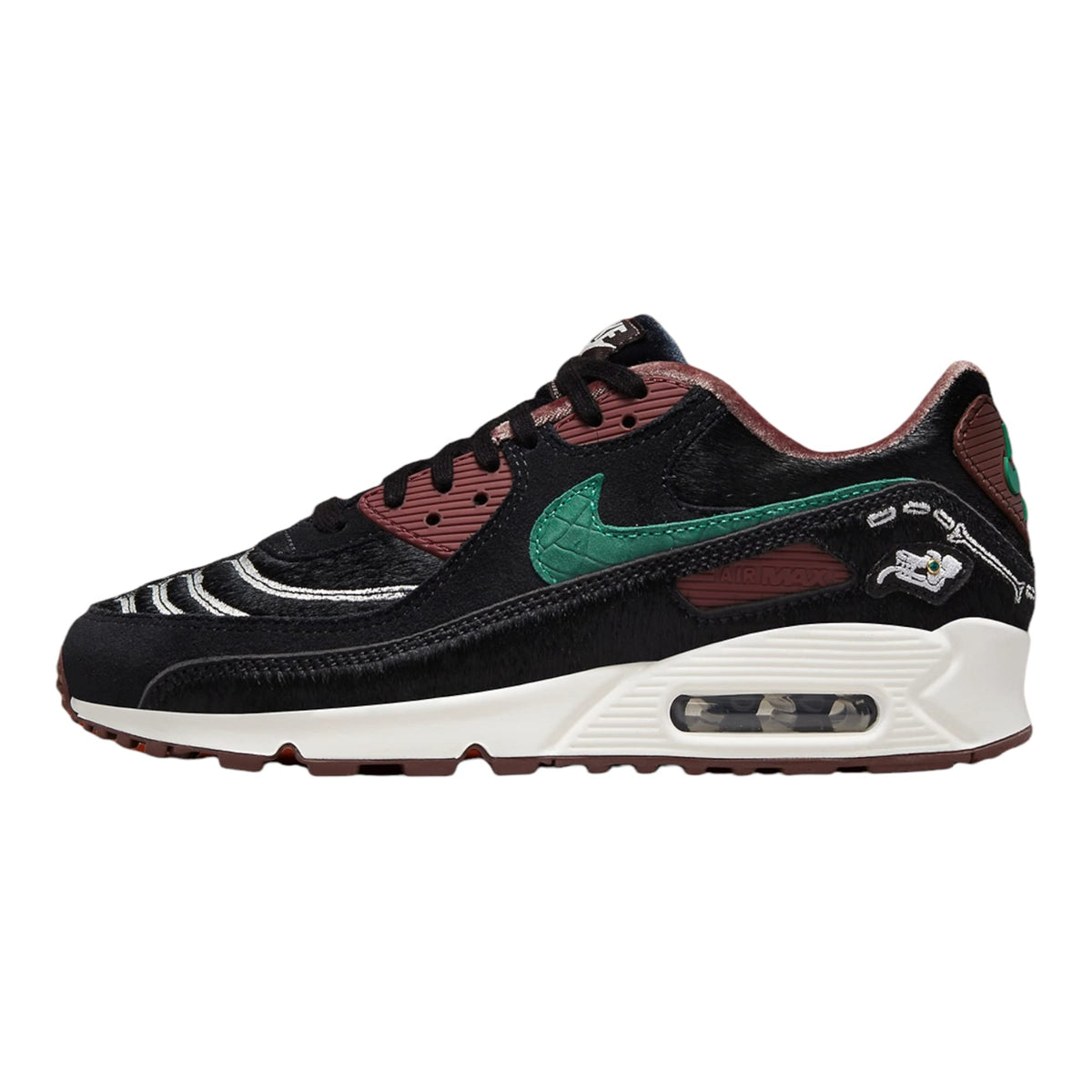 Nike Mujer Moderno Negro Ruido Verde Vela 8