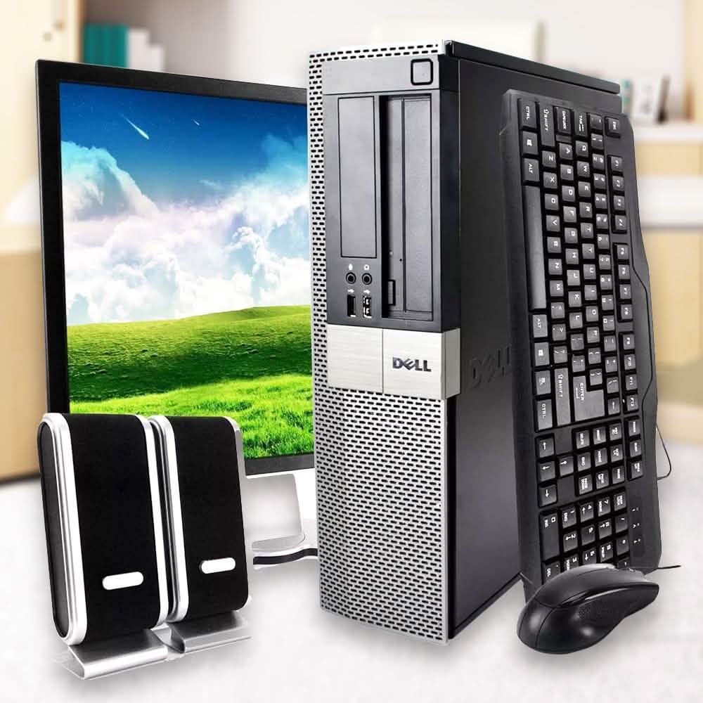 Dell OptiPlex 960 SFF Desktop Core 2 Duo Paquete de Computadora (Reacondicionado)