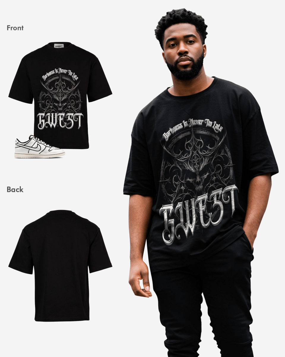 G West Demon Sinister Oversized T-Shirt Mens