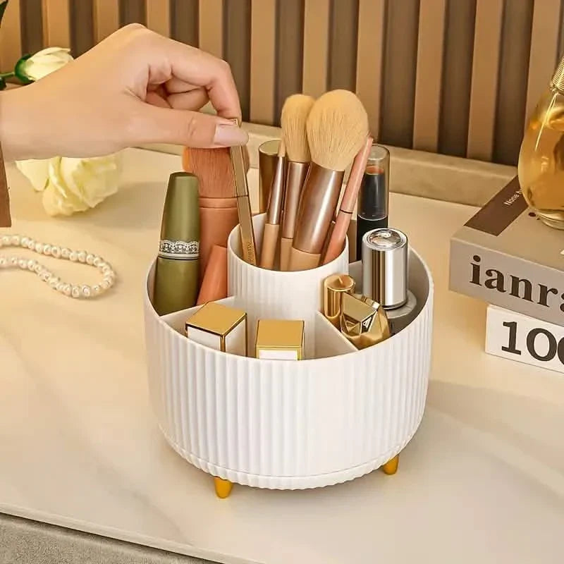Caja de Almacenamiento de Cosméticos Giratoria para Escritorio