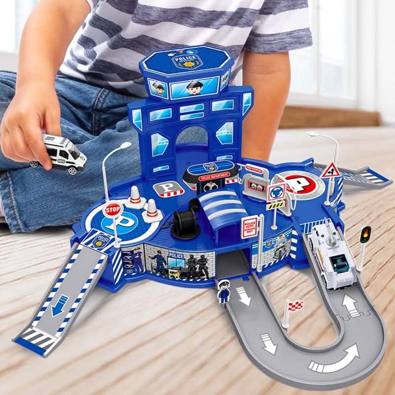 Playset de depósito de coches Diecast Cruisers 1:64