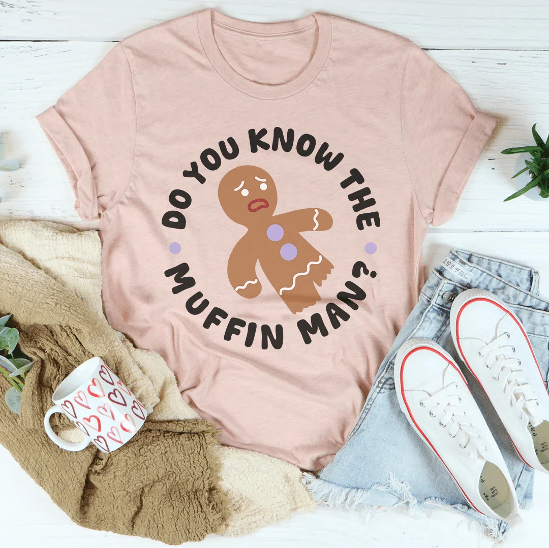 Shrek Movie Parody Top – "Do You Know The Muffin Man" Graphic T-Shirt