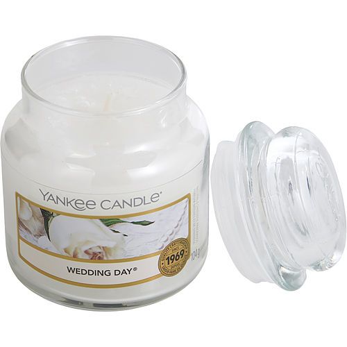 YANKEE CANDLE de Yankee Candle DÍA DE BODA VELA PERFUMADA EN FRASCO PEQUEÑO 3.6 OZ