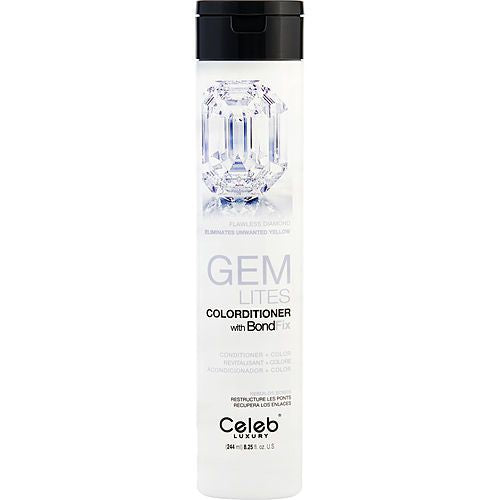 CELEB LUXURY por Celeb Luxury GEM LITES ACONDICIONADOR CON COLOR CON BONDFIX FLAWLESS DIAMOND 8.25 OZ