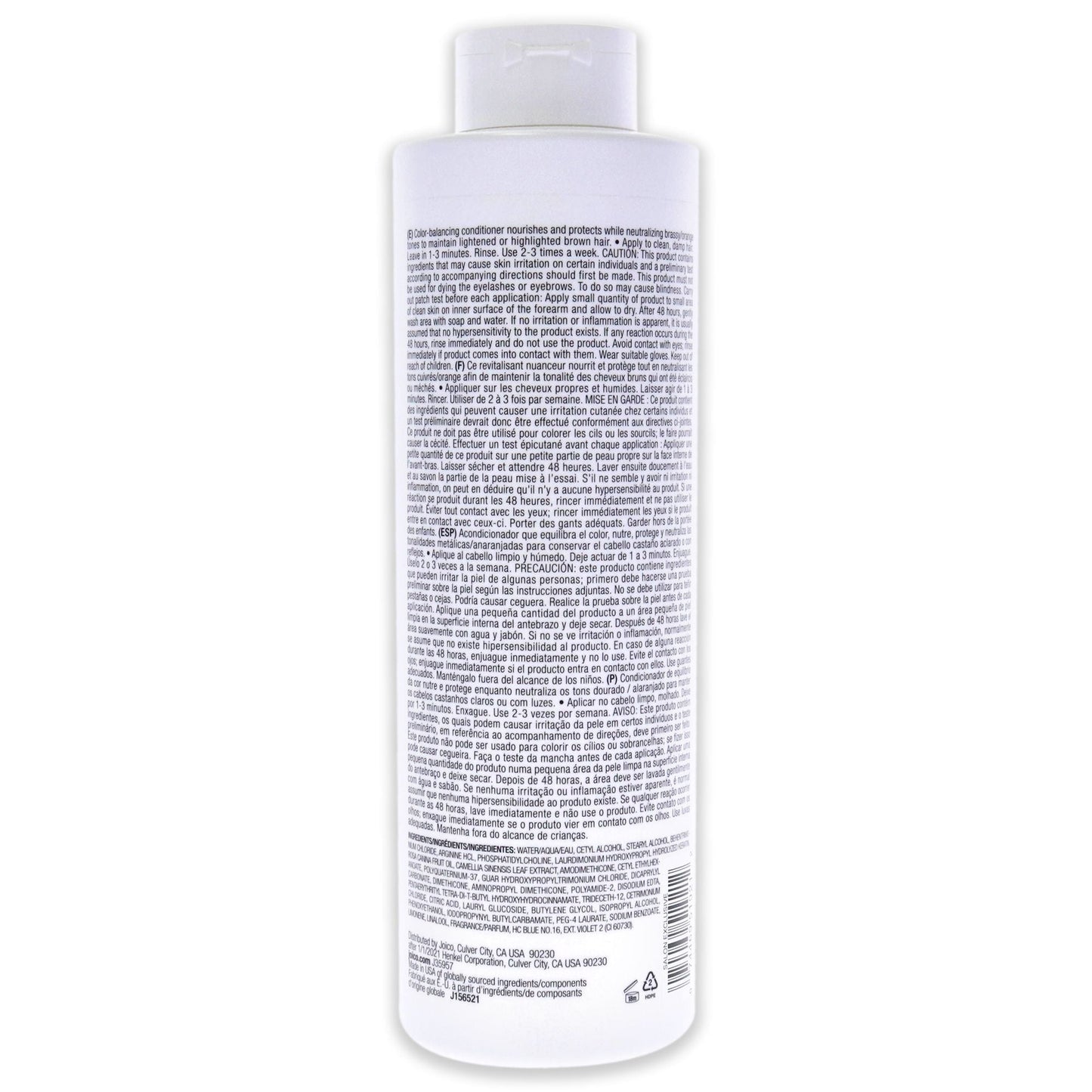 Acondicionador Color Balance Blue de Joico Unisex - Acondicionador de 33.8 oz