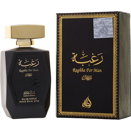 LATTAFA RAGHBA MAN de Lattafa EAU DE PARFUM SPRAY 3.4 OZ (EDICIÓN LIMITADA)