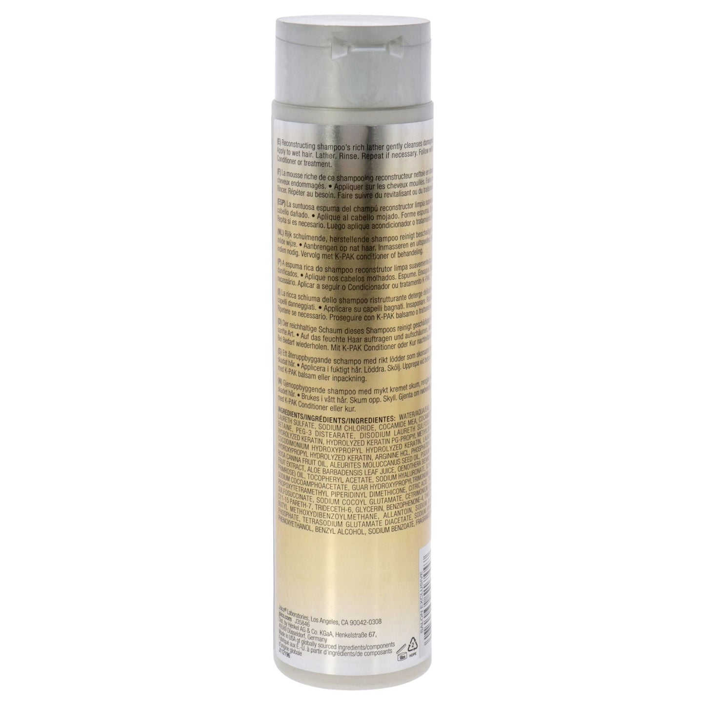 Champú K-Pak para reparar daños de Joico para Unisex - Champú de 10.1 oz