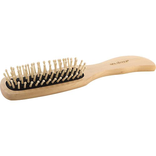 ACCESORIOS PARA SPA de Spa Accessories CEPILLO DE PELO CON CERDAS DE MADERA - TAMAÑO BOLSO DE BAMBÚ