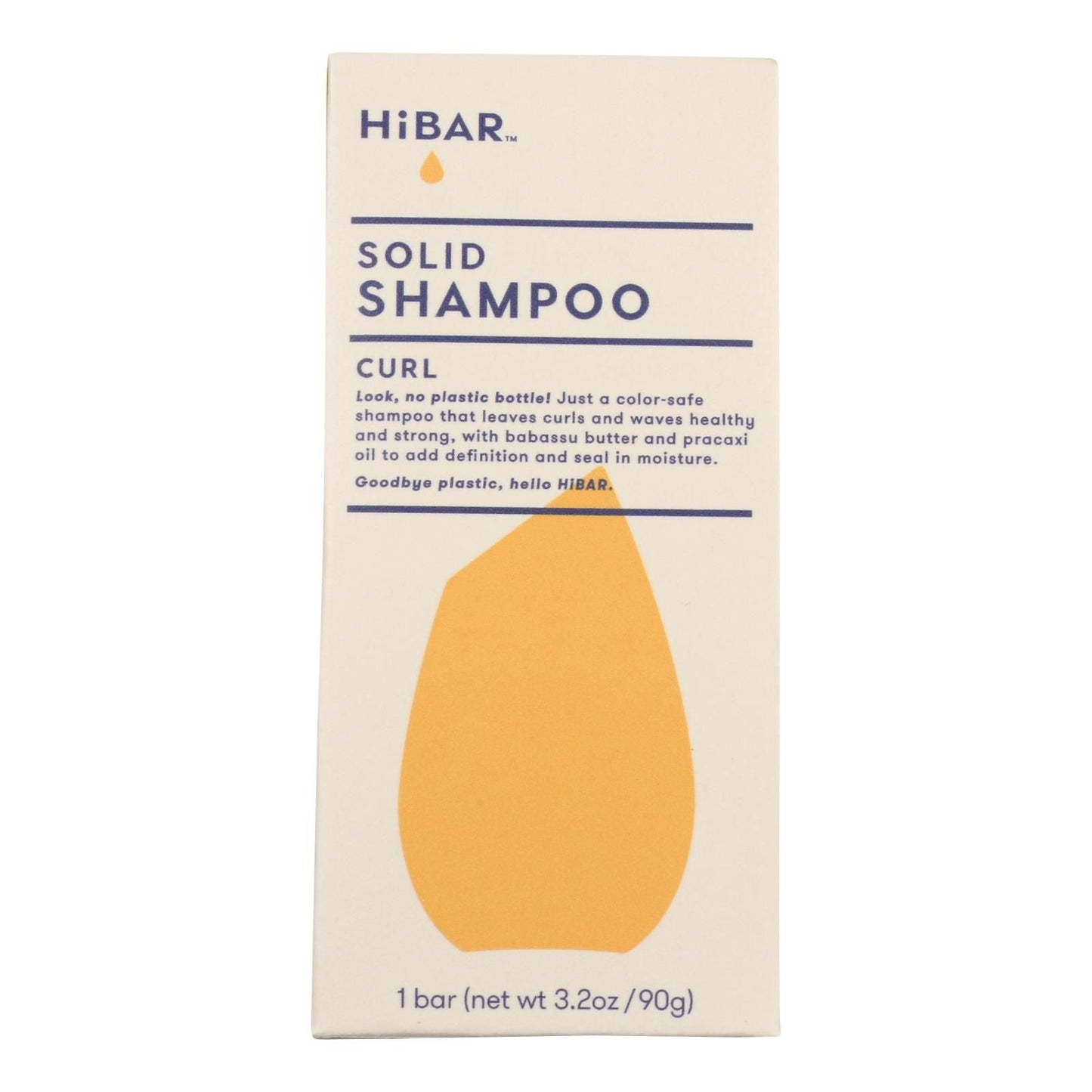 Hibar Inc - Champú Sólido en Barra para Rizos - 1 Unidad - 3.2 oz