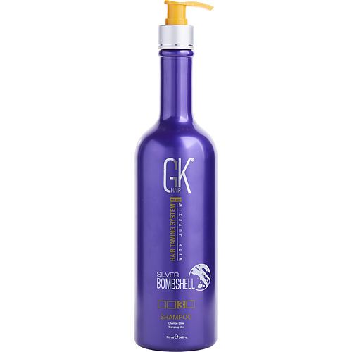GK HAIR by GK HAIR PRO LINE SISTEMA ALISADOR DE CABELLO CON JUVEXIN SILVER BOMBSHELL SHAMPOO 24 OZ