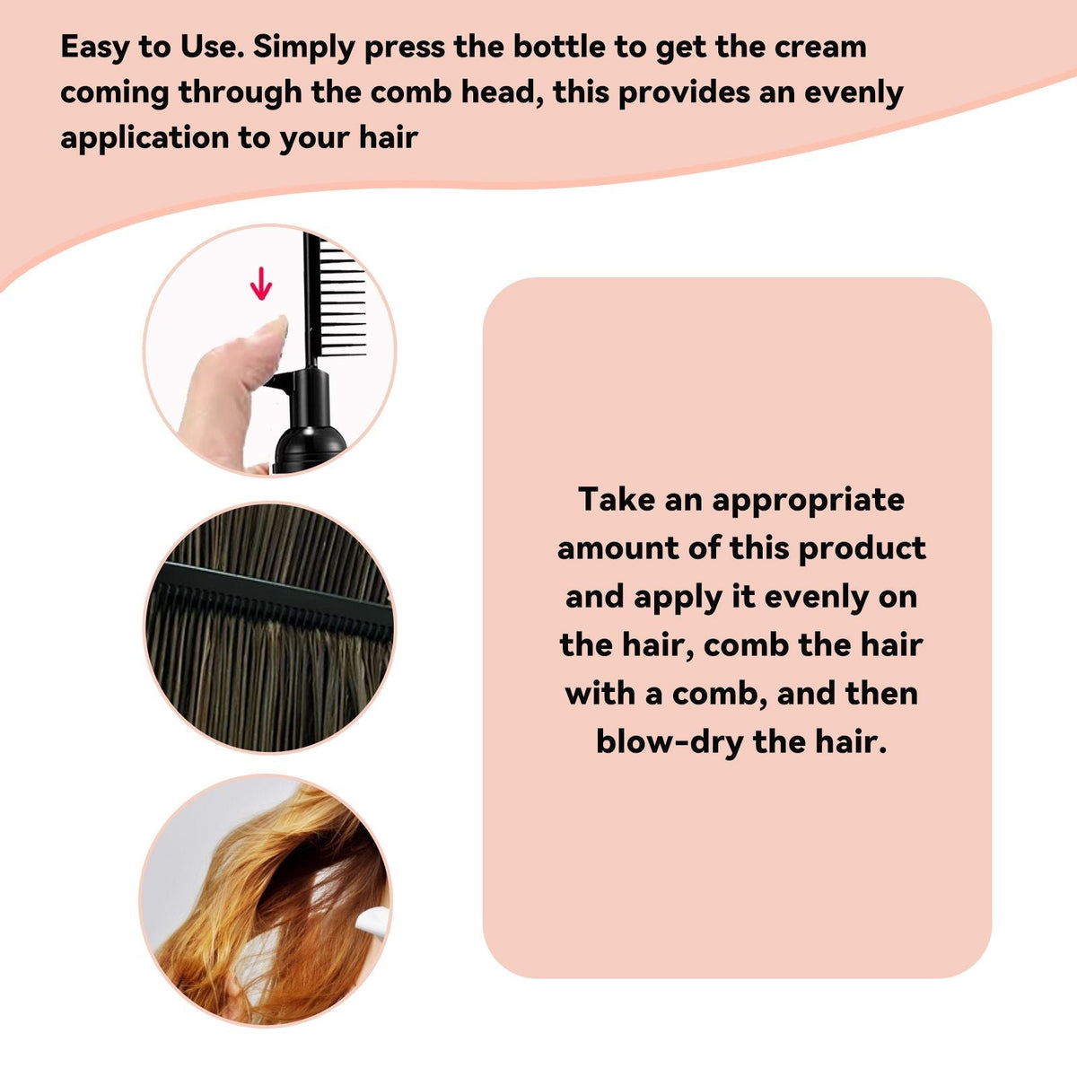 Alisador de Pelo Rose Smoothing de Hoegoa: Alisa el cabello sin apelmazar, repara el cabello seco y las puntas abiertas, e hidrata ligeramente.