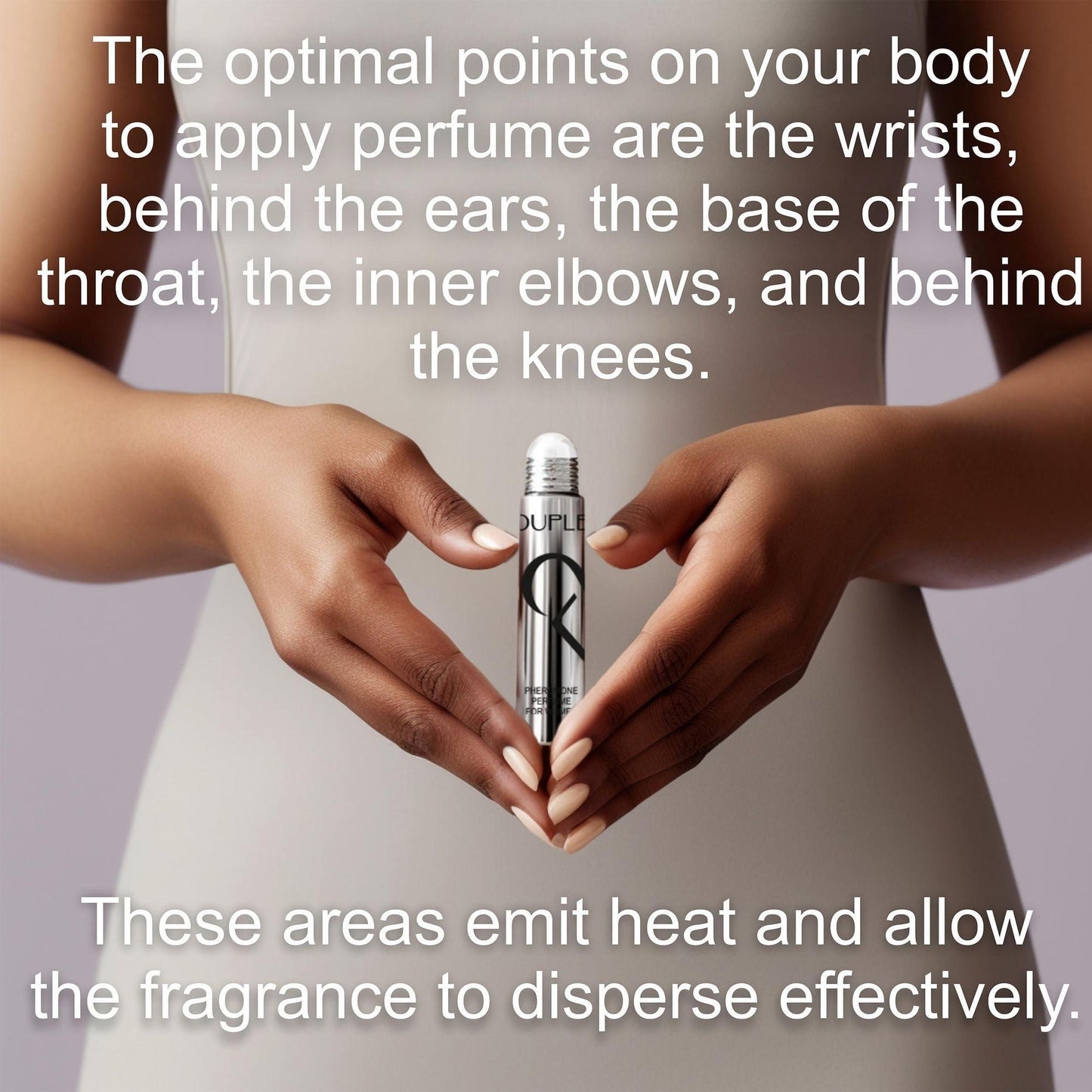 Perfume de Aceite para Mujer Roll-on 10ml 1fl oz Fragancia de Feromonas de Larga Duración