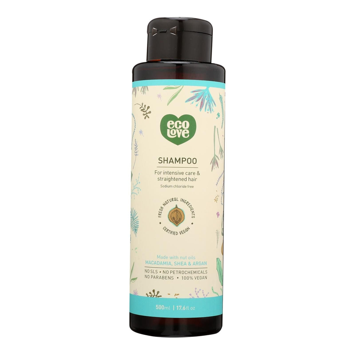 Ecolove - Champú Nutritivo Intenso para Cabello Seco - 1 Unidad - 17.6 oz