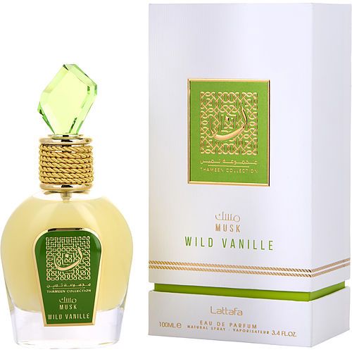 LATTAFA MUSK WILD VANILLE by Lattafa EAU DE PARFUM SPRAY 3.4 OZ (THAMEEN COLLECTION)