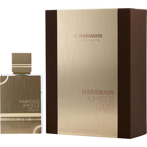 AL HARAMAIN AMBER OUD de Al Haramain EAU DE PARFUM VAPORIZADOR 2 OZ (EDICIÓN DORADA)