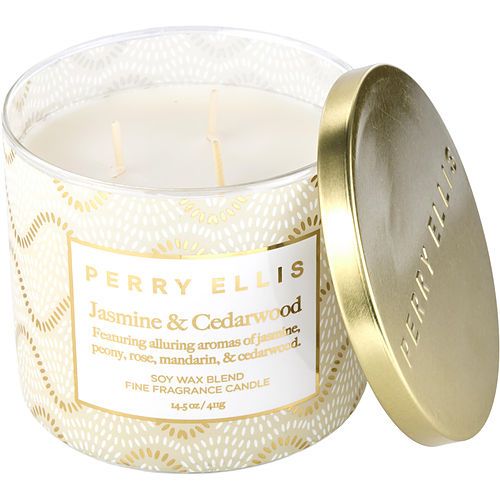 PERRY ELLIS JASMINE & CEDARWOOD de Perry Ellis VELA AROMÁTICA 411 G