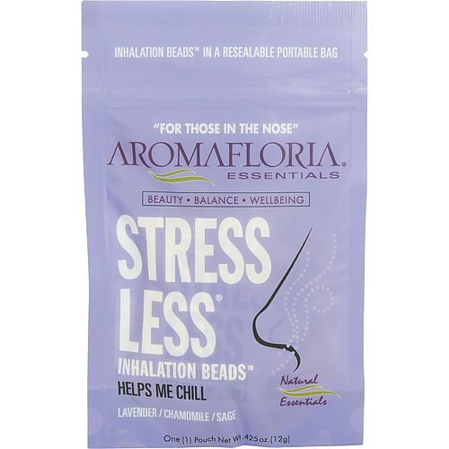 MENOS ESTRÉS de Aromafloria PERLAS PARA INHALAR 0.42 OZ MEZCLA DE LAVANDA, MANZANILLA Y SALVIA