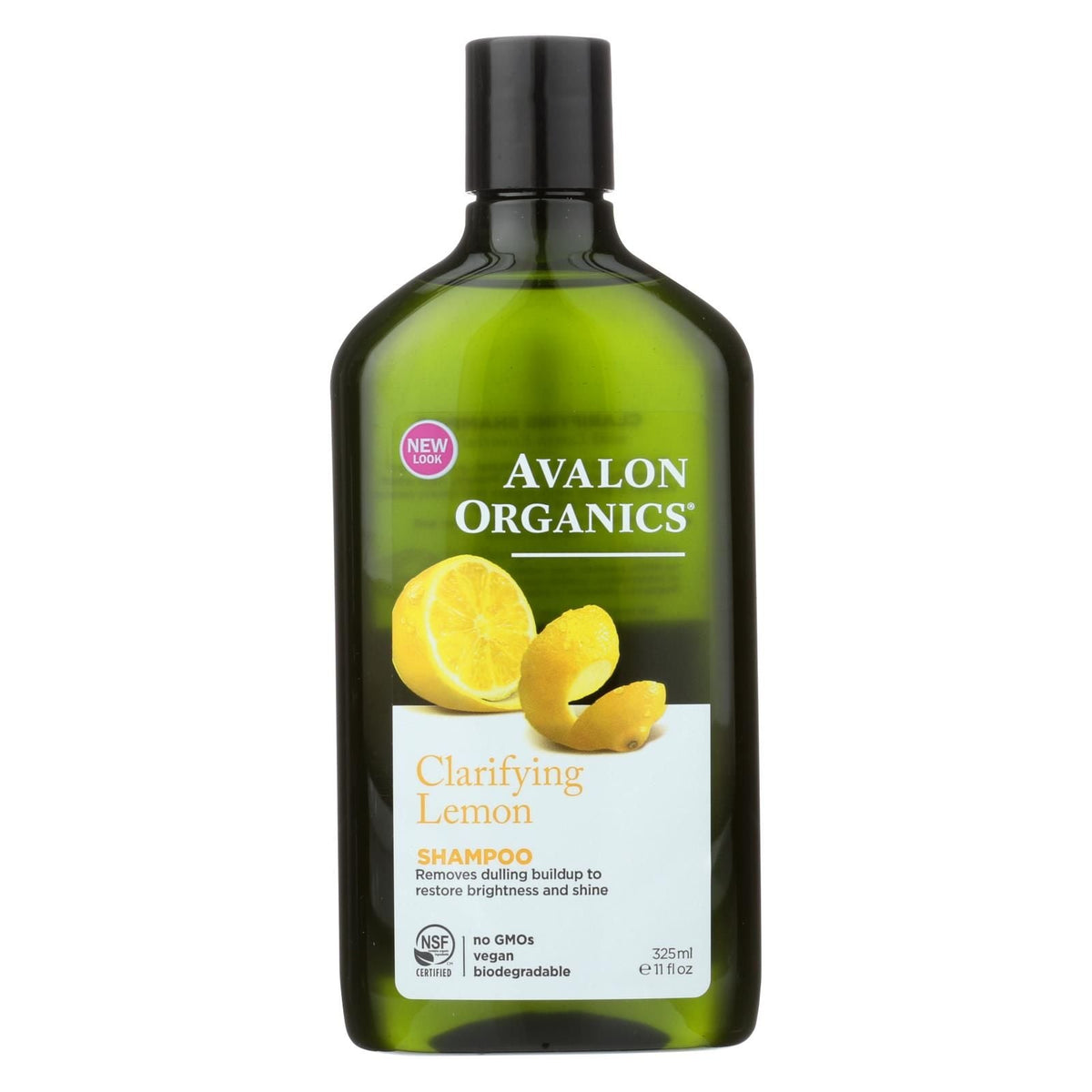 Avalon Organics Champú Clarificante Limón con Manteca de Karité - 11 Fl Oz
