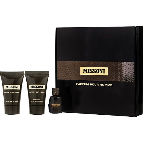 MISSONI de Missoni EAU DE PARFUM 5 ml y BÁLSAMO PARA DESPUÉS DEL AFEITADO 25 ml y GEL DE DUCHA 25 ml