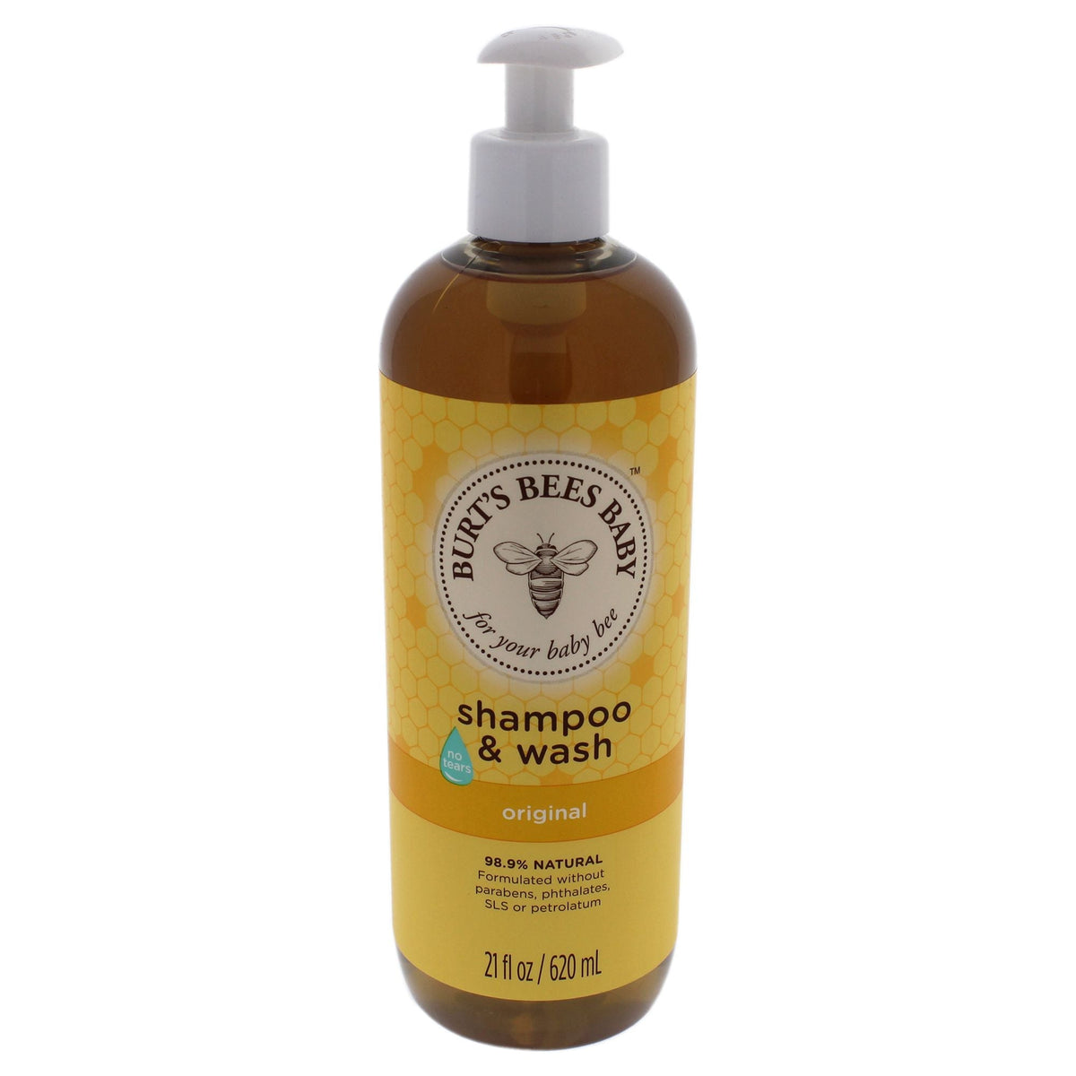 Champú y Gel de Baño Original Baby Bee de Burts Bees para Niños - Champú y Gel de Baño de 21 oz