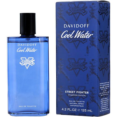 COOL WATER SUMMER de Davidoff EDT SPRAY 4.2 OZ (EDICIÓN CAMPEONES STREET FIGHTER 2021)