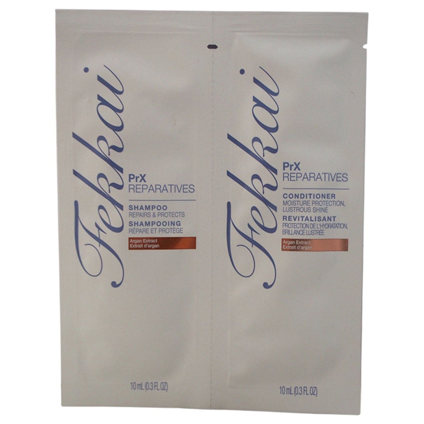 Dúo de champú y acondicionador reparador PRX de Frederic Fekkai para unisex - 2 x 0.3 oz champú y acondicionador