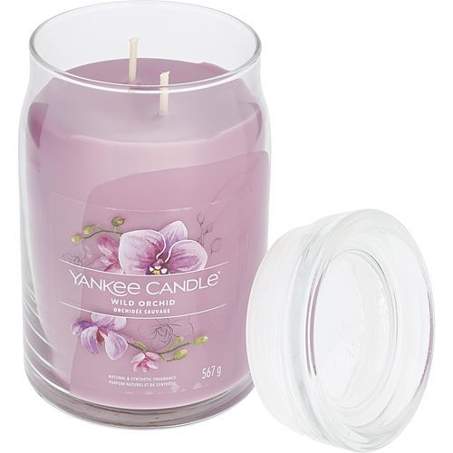 YANKEE CANDLE de Yankee Candle VELA DE ORQUÍDEA SALVAJE EN TARRO GRANDE 22 OZ