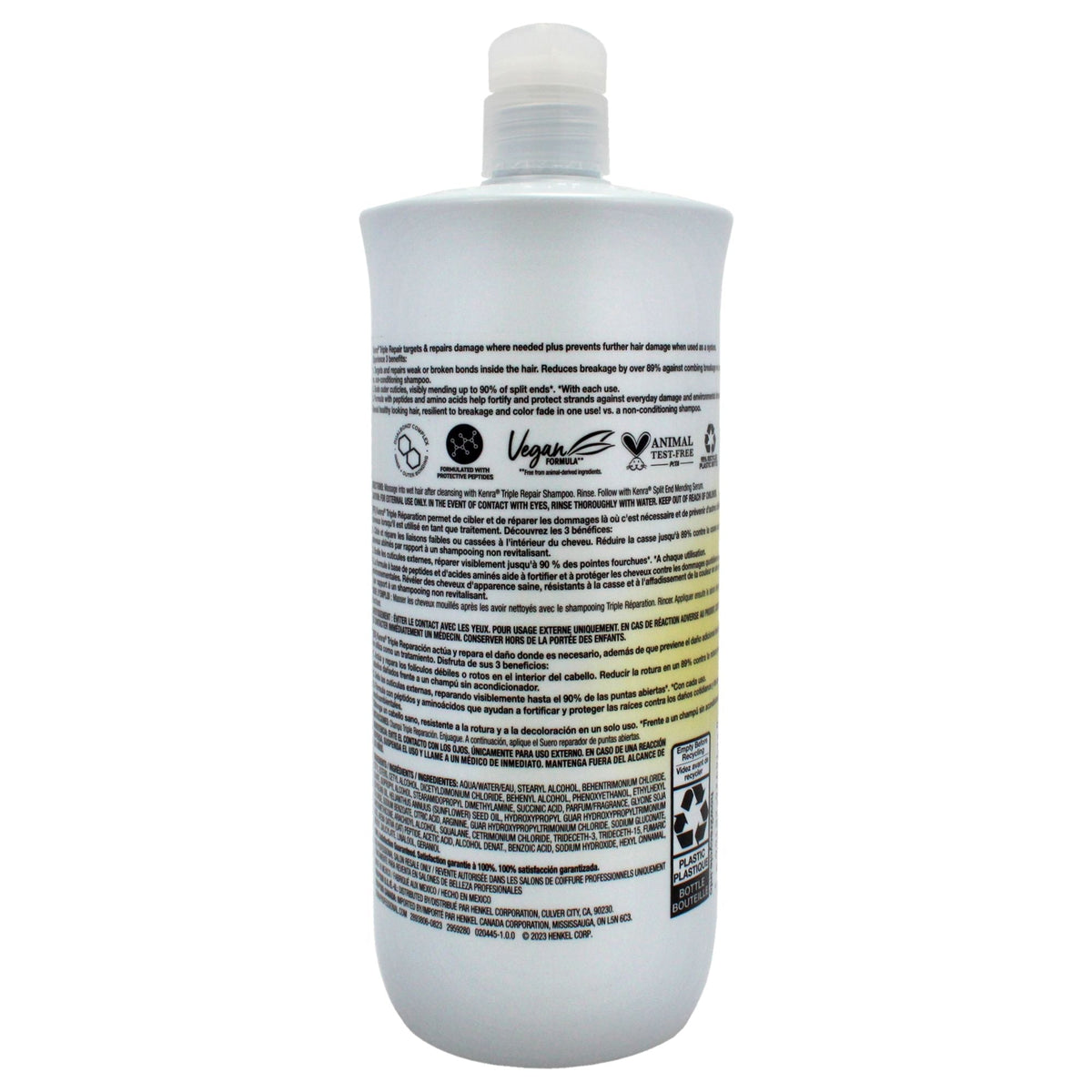 Acondicionador Triple Reparación de Kenra para Unisex - Acondicionador de 33.8 oz