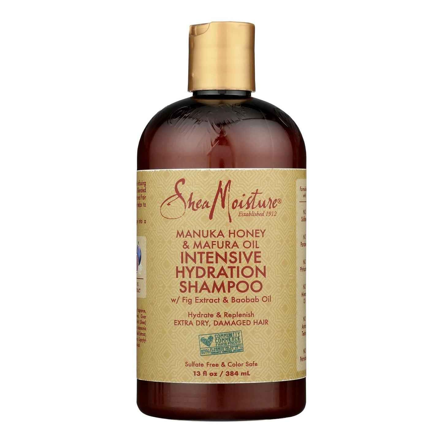 Shea Moisture - Champú Miel y Aceite de Marula - 1 unidad - 13 oz