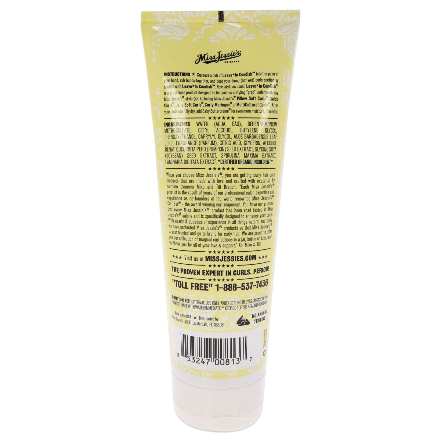Leave in Condish de Miss Jessies para Unisex - Acondicionador de 8.5 oz