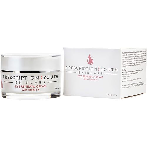 Prescription Youth de Prescription Youth Crema Renovadora para Ojos con Vitamina K –27g/0.90oz