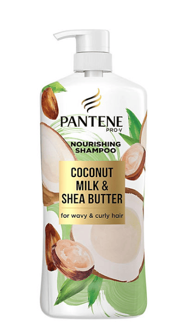 Champú Nutritivo Pantene Pro-V, Leche de Coco y Manteca de Karité, 38.2 fl. oz.