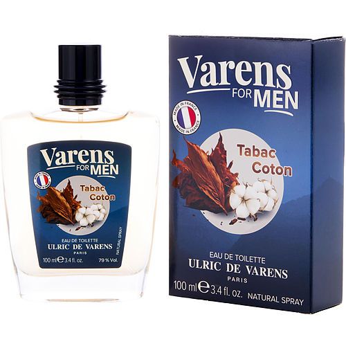 VARENS FOR MEN TABAC COTTON de Ulric de Varens EDT SPRAY 3.4 OZ