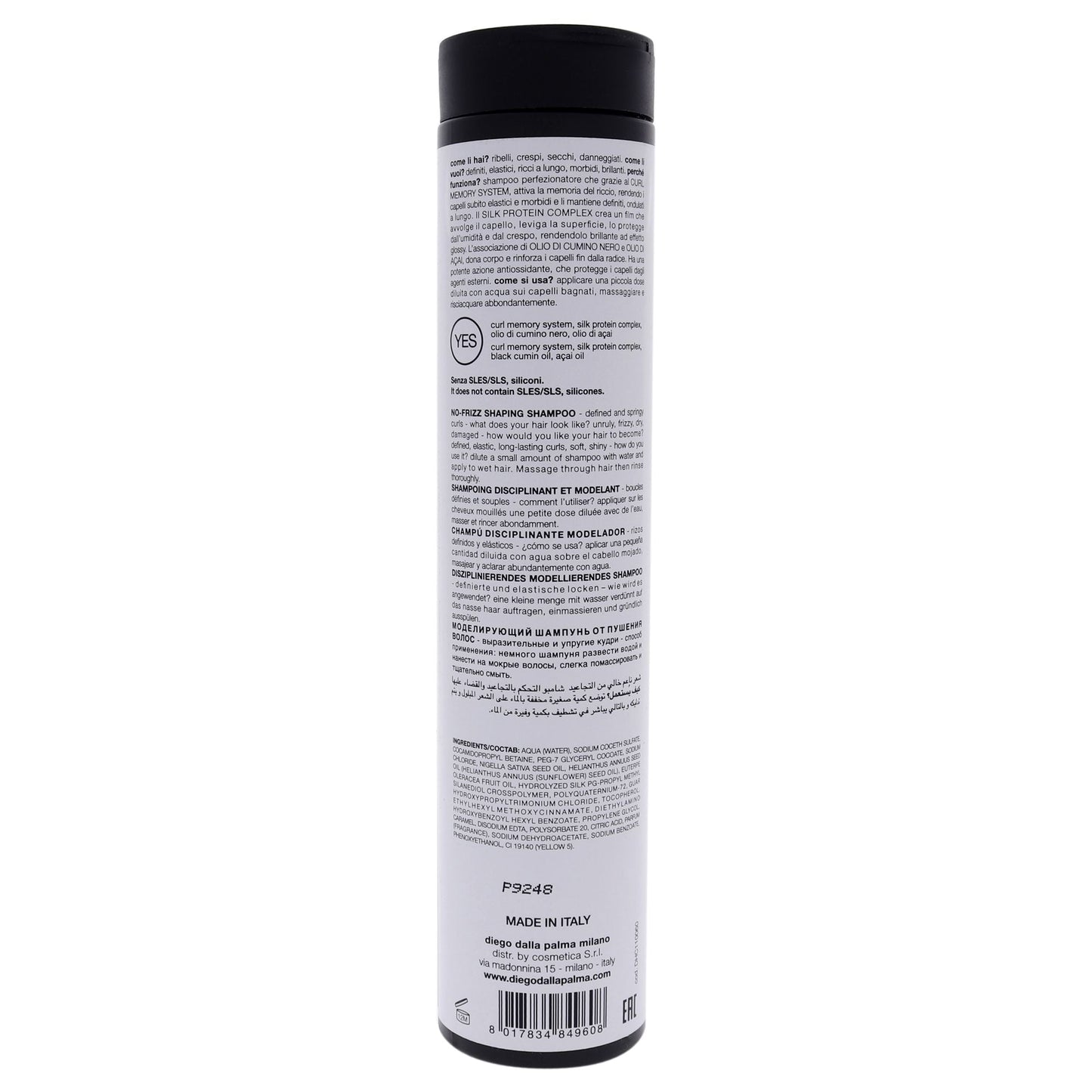 Champú moldeador antiencrespamiento Orgoglioriccio de Diego Dalla Palma para unisex - Champú de 8.5 oz