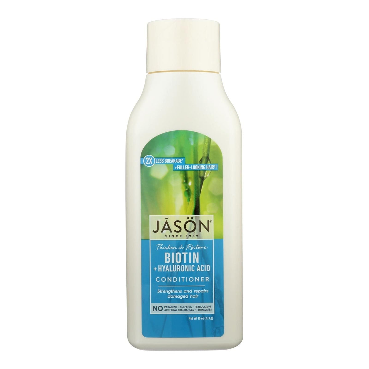 Acondicionador Jason Restaurador Natural Biotina - 16 oz líq.