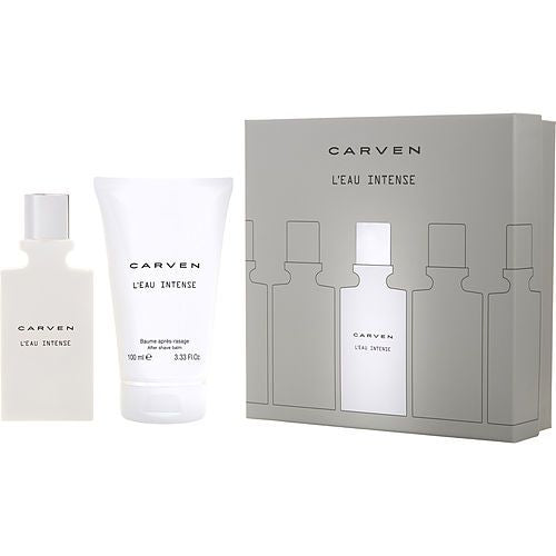 CARVEN L'EAU INTENSE de Carven EDT VAPORIZADOR 1.7 OZ Y BÁLSAMO PARA DESPUÉS DE AFEITAR 3.3 OZ
