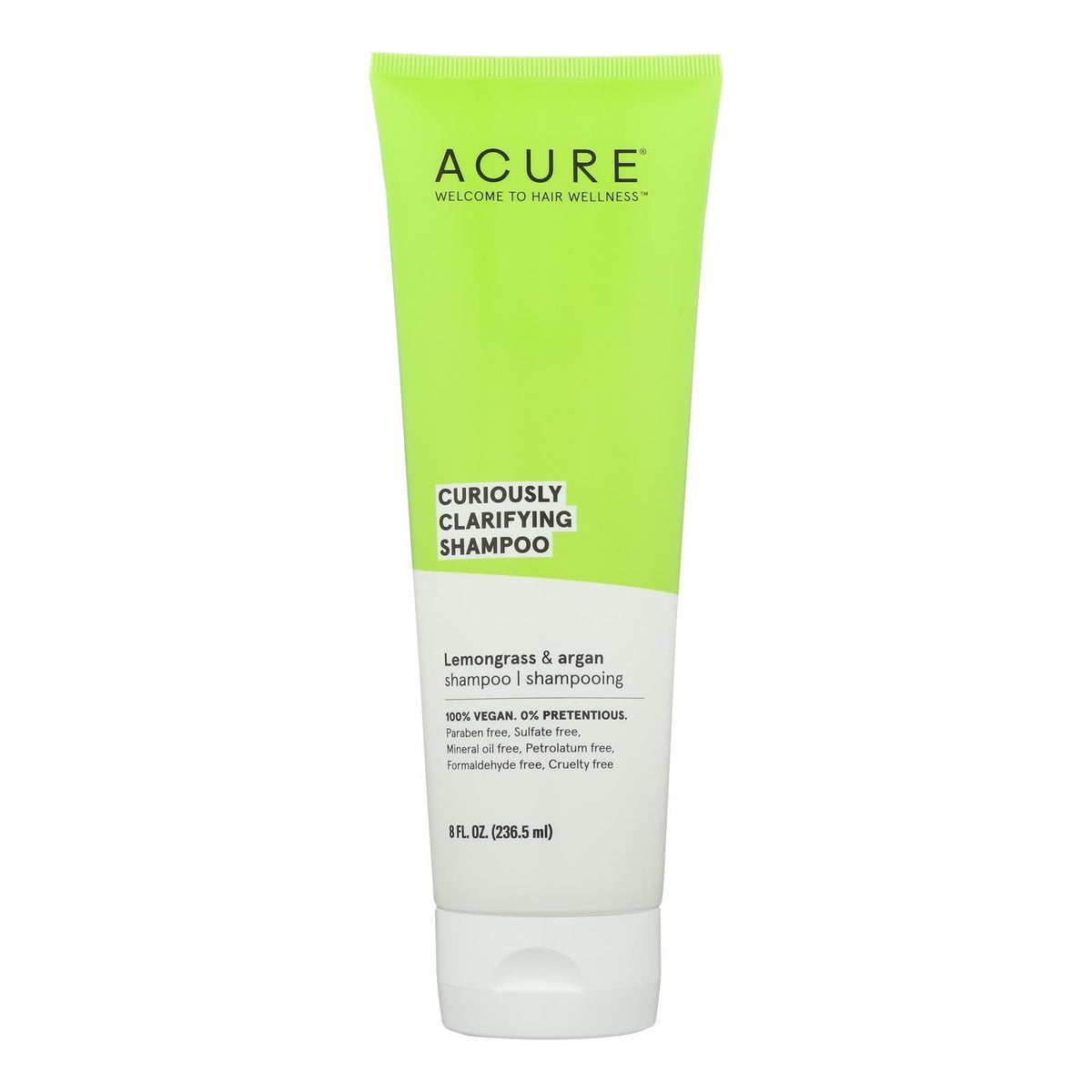 Acure - Champú Clarificante de Hierba Limón - 1 Unidad - 8 Fl Oz