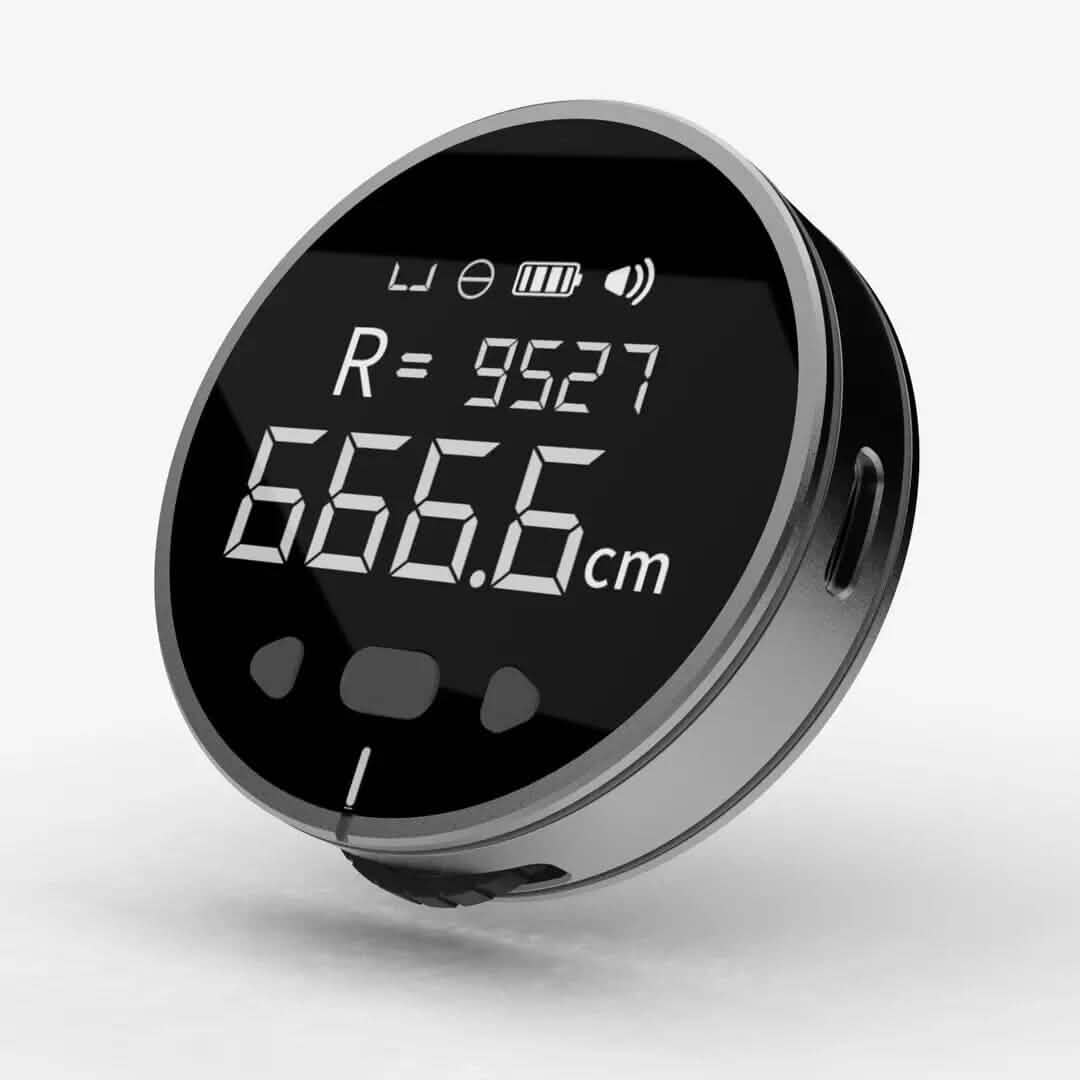 Regla electrónica recargable con pantalla LCD DUKA